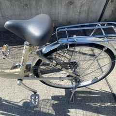 丸石サイクル アルミフレーム 軽量 24インチ オートライト 中古 自転車