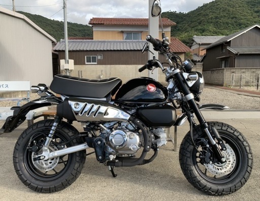 モンキー125JB05ホンダ５速ABS付メーカー保証有走行距離約50キロ2025年モデル