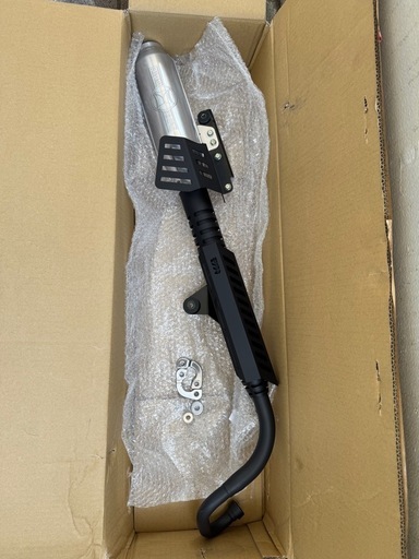 中古◆モリワキ MONSTER フルエキゾーストマフラー BLACK 23 DAX125