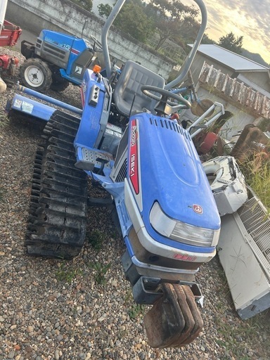 イセキトラクター フルクローラ TPC153 使用時間324h ロータリー