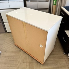 超美品‼️】日本製♪ ユーアイ 89cm幅キッチンカウンター 食器棚 収納家具