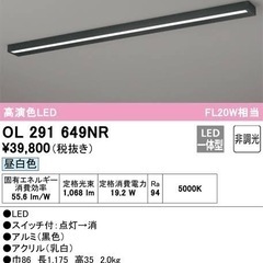 オーデリック キッチンライト OL291649NR 昼白色