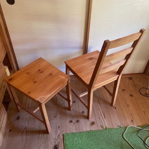 IKEA イケア 家具 北欧風 椅子 木製 ペアセット ダイニングチェア 