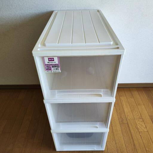 DCM\n\n頑丈な引き出し収納ケース  深型ワイド 定価3278円 3個セット 美品