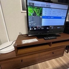 【TV(三菱)】1台でテレビ録画もDVD再生も可能です