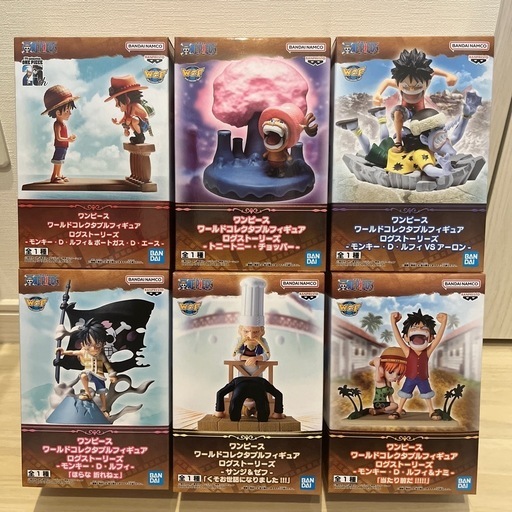 ワンピース　ログストーリーズ　6体セット