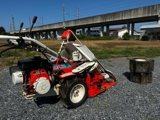 （ヤ）クボタRE40結束型2輪1条刈自動ひも通しバインダー埼玉県