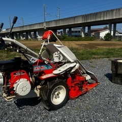 ヤ）クボタRE40結束型2輪1条刈自動ひも通しバインダー埼玉県