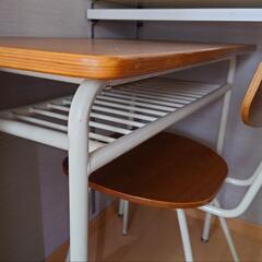 【unico】廃盤 学習机 椅子セット【受取可能のみ】