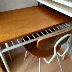 【unico】廃盤 学習机 椅子セット【受取可能のみ】