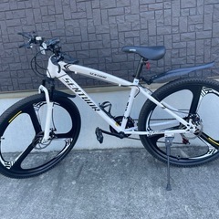 402□岐阜発/マウンテンバイク/自転車/27インチ/走行確認/ギア7×3/前の