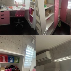 勉強机&棚&ベッドセット