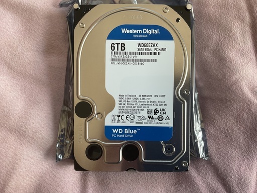 Western Digital 6TB 3.5 インチ PC ハードドライブ - 新品 (WD 青)