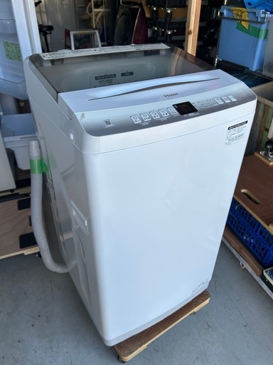 R◇ Haier製 ハイアール 2022年製 7kg 全自動洗濯機 JW-U70HK ホワイト