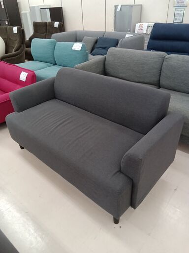 ★ジモティ割あり★ IKEA ソファー2人用 グレー W144×D73×H72 クリーニング済み TC5385