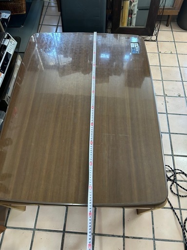 ナショナル　家具調こたつ　天板リモコン付き