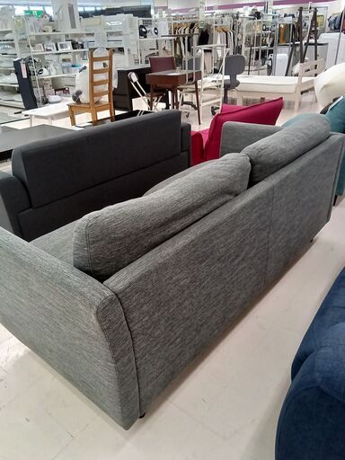 ☆ジモティ割あり☆ NITORI ソファー2人用 グレー W178×D77.5×H76 