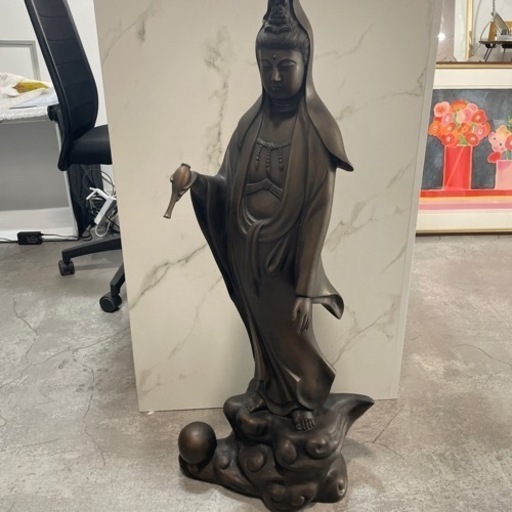 慈悲観音像 銅像 仏教美術 観音菩薩