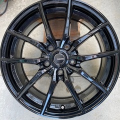 G-SPEED G-02 17インチ 17x7.0J 5/114.3 +38 MBK メタリックブラック