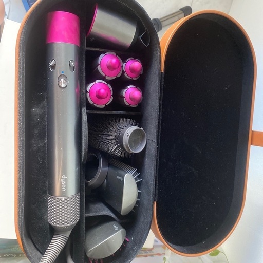 Dyson Airwrap グレーとピンク 6種アタッチメント付き Dyson Airwrap