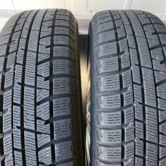 ☆九部山・美品☆　GRASS　14インチ　4.5J　PCD100 4穴　ET約45　ハブ径約67　YOKOHAMA　アイスガード　ig50　155/65R14　2018年　軽自動車等に！