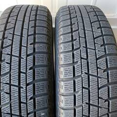 ☆九部山・美品☆　GRASS　14インチ　4.5J　PCD100 4穴　ET約45　ハブ径約67　YOKOHAMA　アイスガード　ig50　155/65R14　2018年　軽自動車等に！