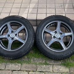 ⭐️シーズン到来‼︎ヤリスで使用スタッドレスVRX2社外ホイール4本セット 美品⭐️⭐️