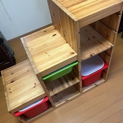 最終値下げ！IKEA トロファスト　木製引き取り限定　埼玉県　おもちゃ入れ　収納 最終値下げ！IKEA トロファスト木製引き取り限定埼玉県おもちゃ