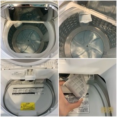 ⭐️TOSHIBA⭐️電気洗濯乾燥機　2017年8kg4.5kg大阪市近郊配送無料✨