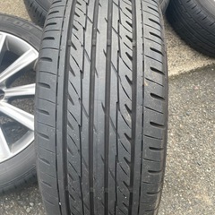 トヨタ純正メッキアルミホイール　グッドイヤー夏タイヤ4本セット　215/55R17