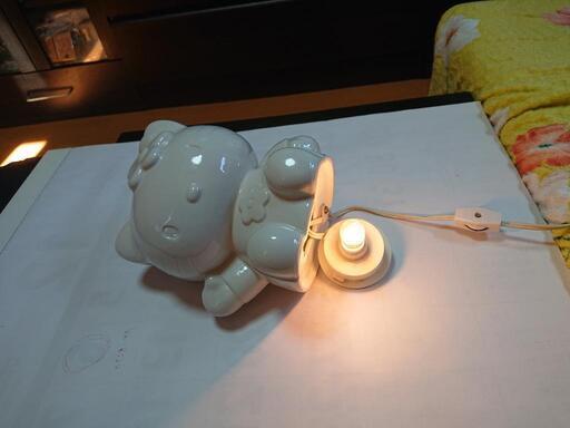 中古・陶器キティ間接照明 中古・陶器キティ間接照明