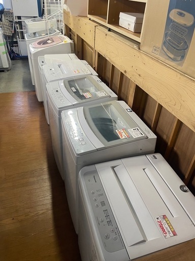 各種　洗濯機　大量入荷！