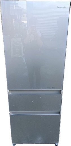 ●3ドア冷蔵庫 Panasonic エコナビ / NR-C32FGM-N / 315L 2017年製 / 自動製氷機能つき