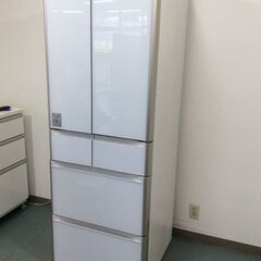 JT9659【HITACHI/日立 6ドア冷蔵庫】訳アリ品 2018年製 R-XG4300H-XW 家電 キッチン 冷蔵冷凍庫 フレンチドア 自動製氷 真空チルド 430L