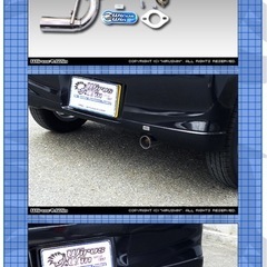 ワゴンR  MH34  スペーシアMK32  ウィルズウィン製　レーシングマフラー