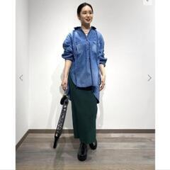 NOBLE owil サステナブルプロセスドデニムシャツ NOBLE owil サステナブルプロセスドデニムシャツ