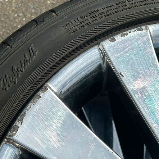 LEGZAS/レグザス 18インチアルミホイール 4本セット 18×7.5J 5穴 PCD114