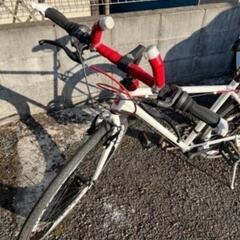 クロスバイク　ホワイト　自転車　28インチ