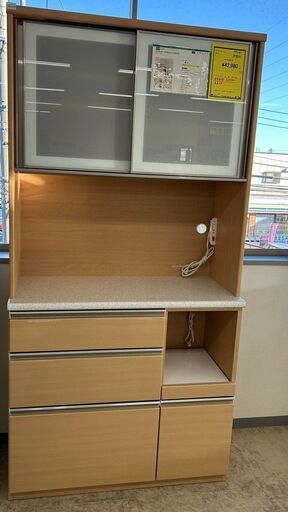 J5314　NITORI　ニトリ　キッチンボード　アルミナ２　100KB　クリーニング済　【リユースのサカイ柏店】　参考価格89,990円