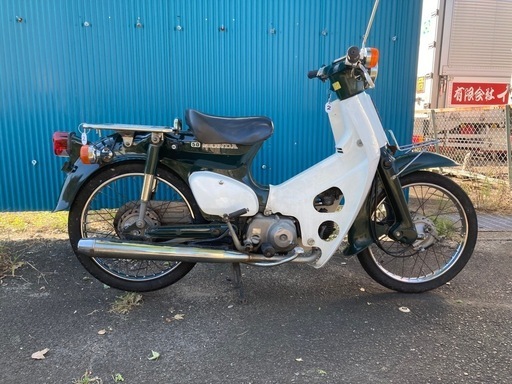 スパーカブ，キャブ車C50-0432555濃いグリーン
