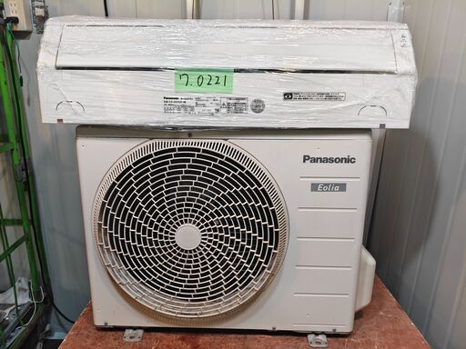ワ0221 Panasonic2017年式2.2kw6畳適用（100V）50000円標準工事込み＠大阪市内・岩出市内価格