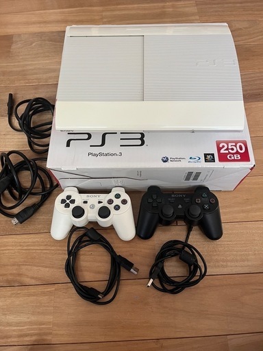 Sony PlayStation 3 250GB 本体、ゲームディスク