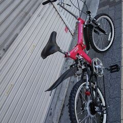 MYPALLAS[マイパラス]M-207 20吋 Wサス搭載折り畳み自転車 外装6段/レッド