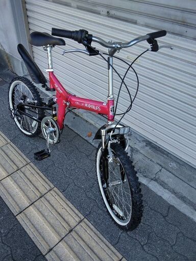 MYPALLAS[マイパラス]M-207 20吋 Wサス搭載折り畳み自転車 外装6段/レッド