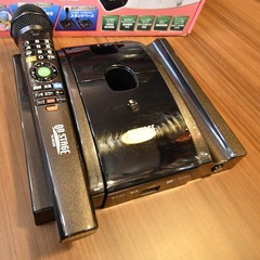 ●お家でカラオケ(^^♪●オンステージ　PK-NE02W　中古品●カラオケマシン