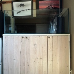 120cm水槽と水槽台
