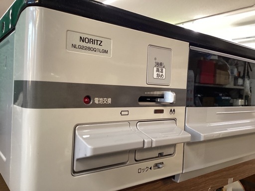 美原店　2019年製 LPガス ノーリツ NORITZ ガスコンロ コンロ 片面焼き LG2280M ガステーブル ガステーブルコンロ