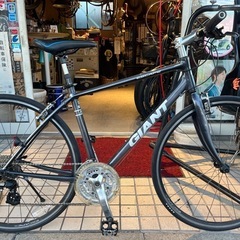 ブルーのクロスバイク プレシジョン レストア済みのとても綺麗な中古です