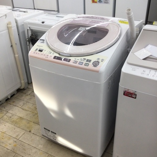 SHARP 8/4.5ｋｇ洗濯乾燥機　2014年製　ES-TX830 参考価格¥140,000  穴なしサイクロン洗浄方式　No.2960