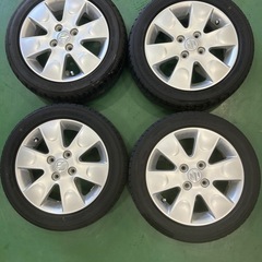 中古 165/55R14 スズキ純正アルミ付き 4本セット‼️
